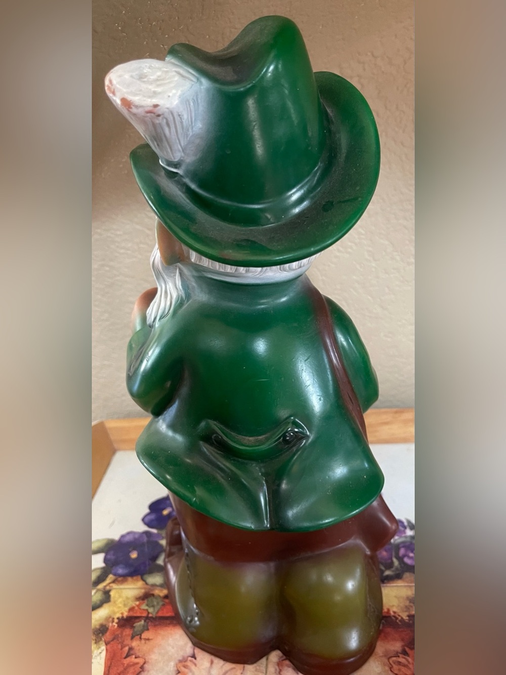 GOTZ Gnome Figurine with Binoculars - Decorative Garden Accent 13 inches tall. - Picture 3 of 5